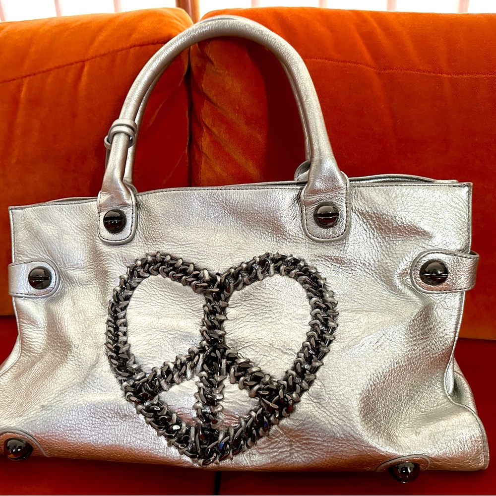 Silver Betsey Johnson Tote
